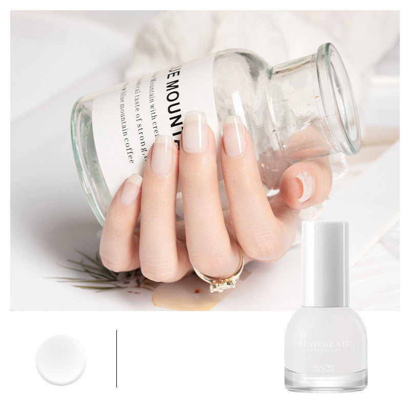 Maycreate Nail Polish Female Long-lasting Tear-free Baking Free Transparent Net Red Summer Nail Polish