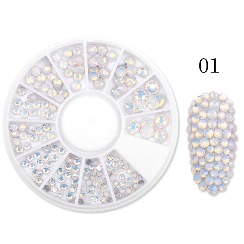 Flat Bottomed Glass Crystal Nail Drill