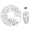 Flat Bottomed Glass Crystal Nail Drill