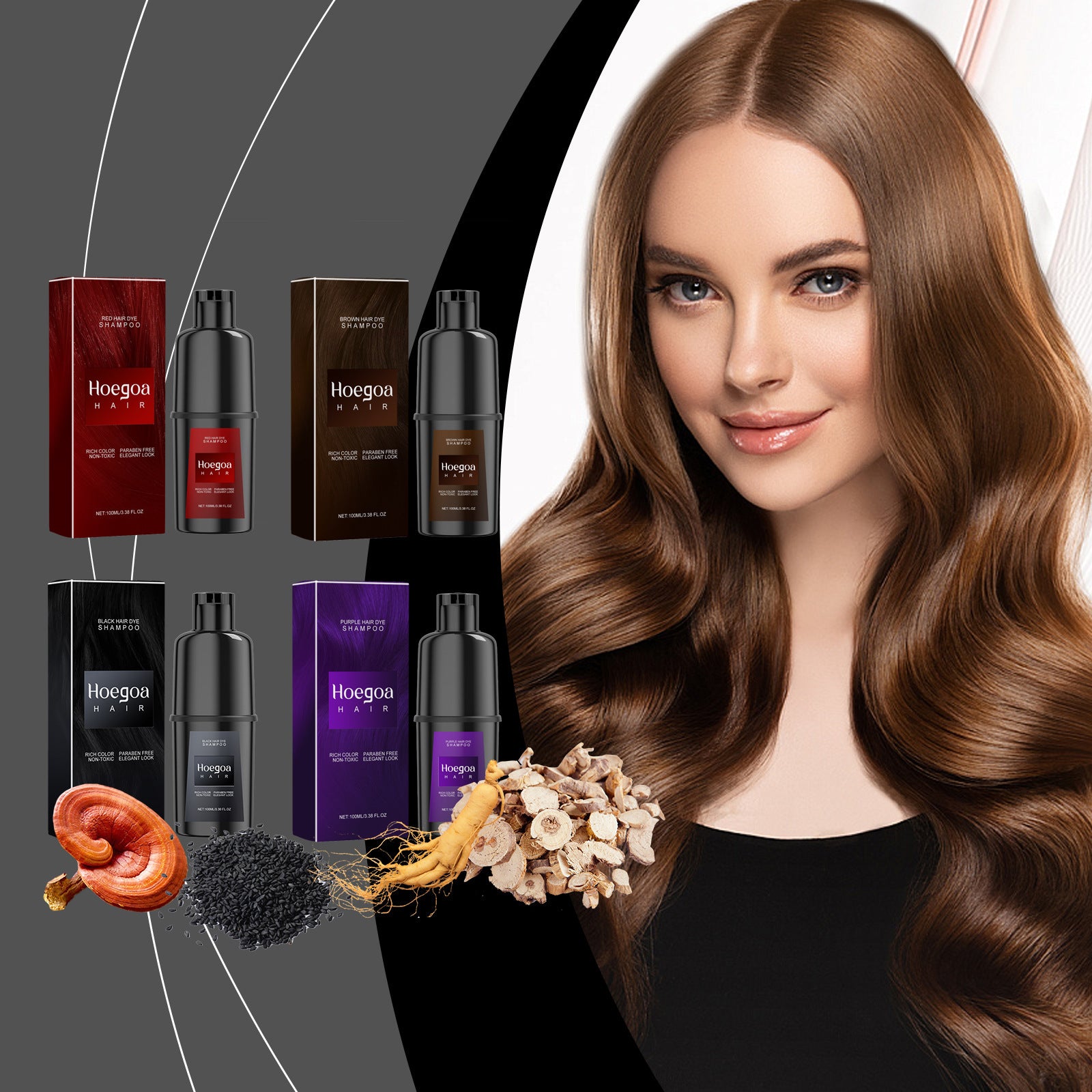 HoeGoa Hair Shampoo Mild And Non-irritating