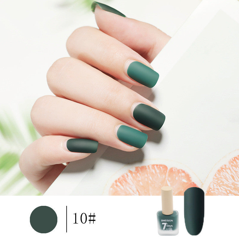 Bmision Frosted No-baking Quick-drying Nude Matte Nail Polish