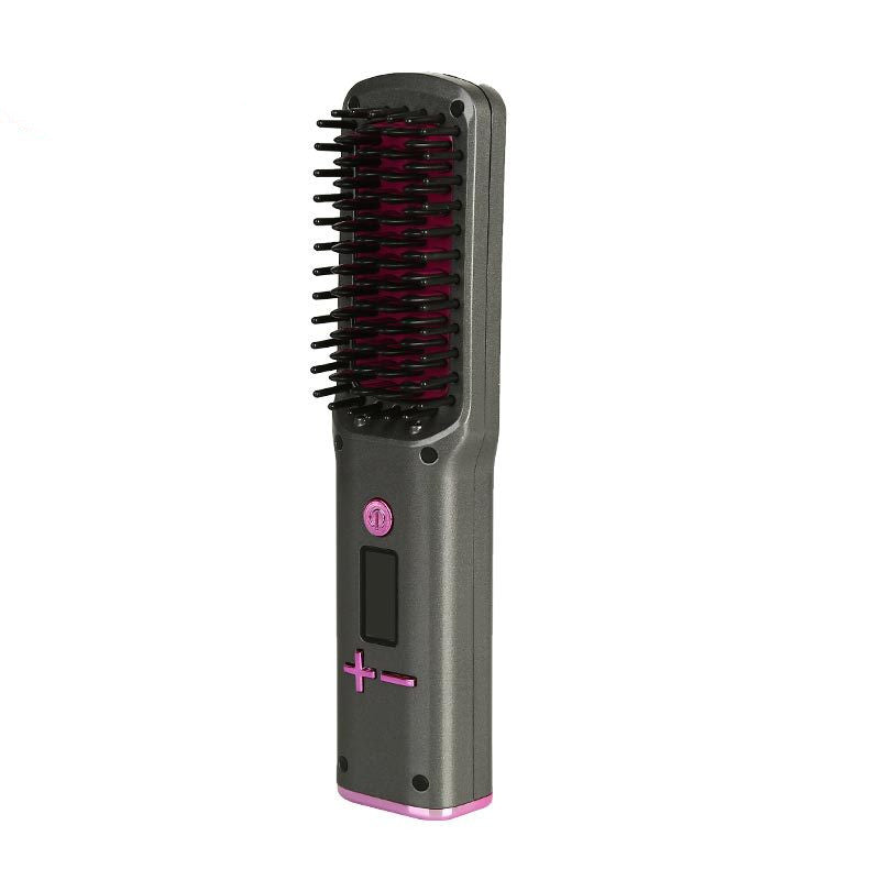 Wireless Charging Straight Hair Comb Travel Portable Usb