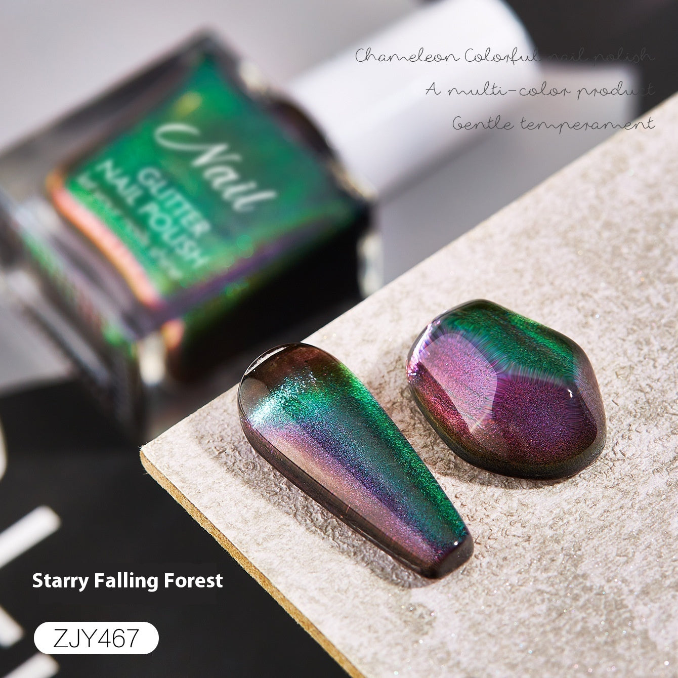 Nail Glitter Metal Magic Mirror Chameleon Water-based Nail Polish