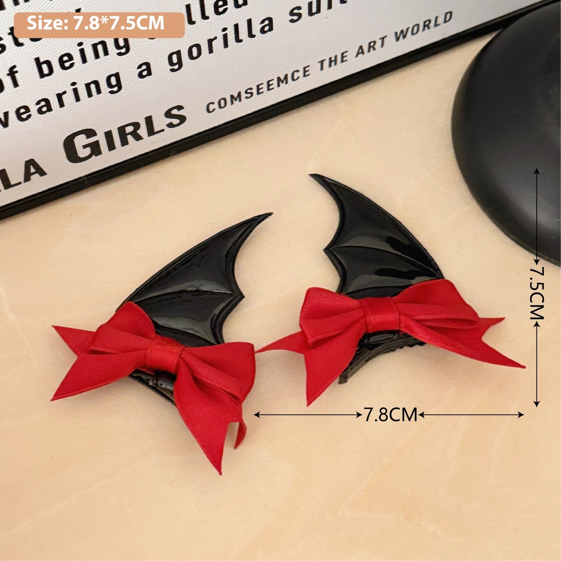 New Halloween Children's Bow Funny Barrettes