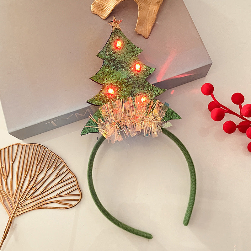 Christmas Antlers Hairband Decoration Plush