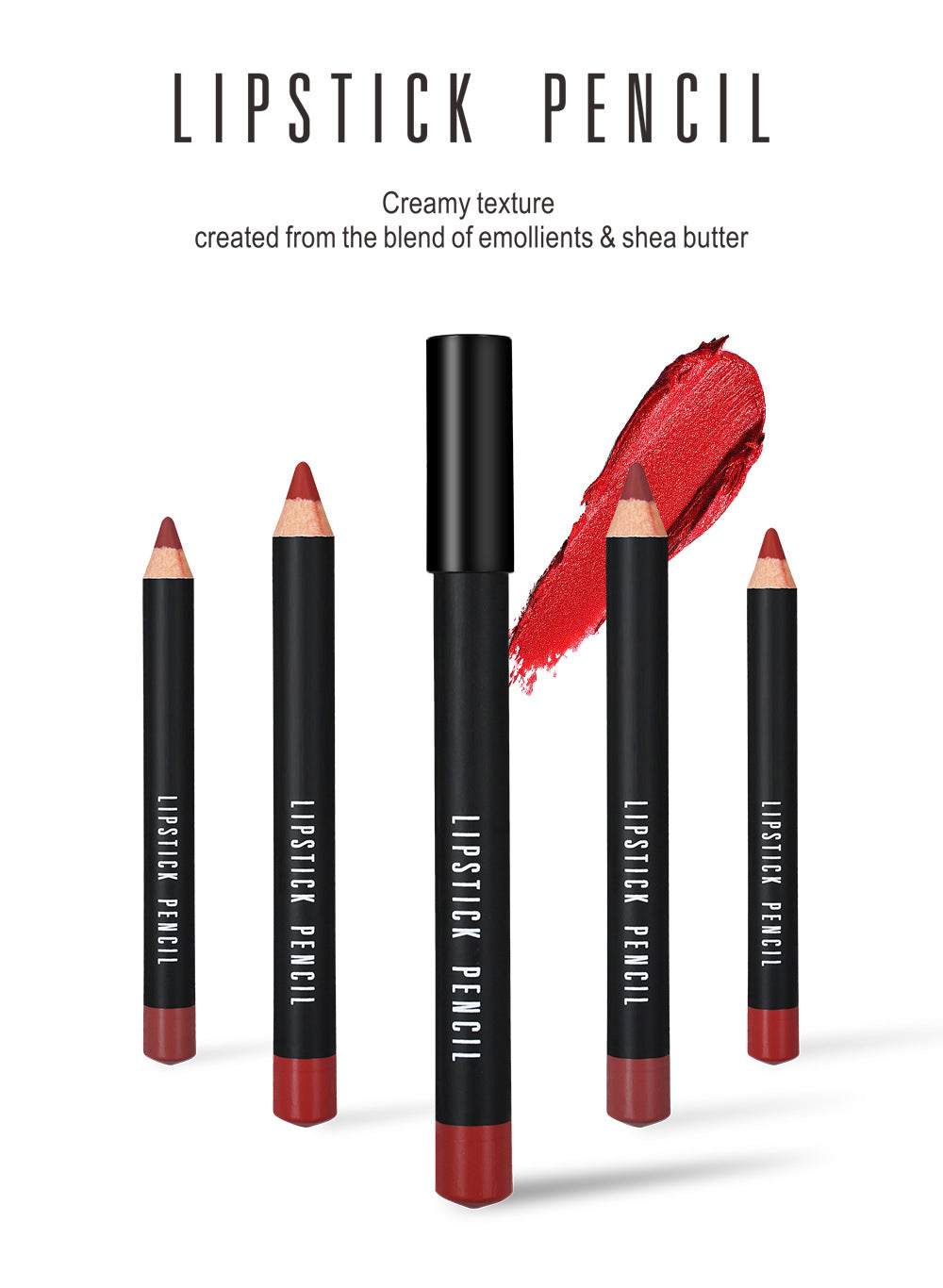 No Stain On Cup 12cm Thick Wooden Rod Lipstick