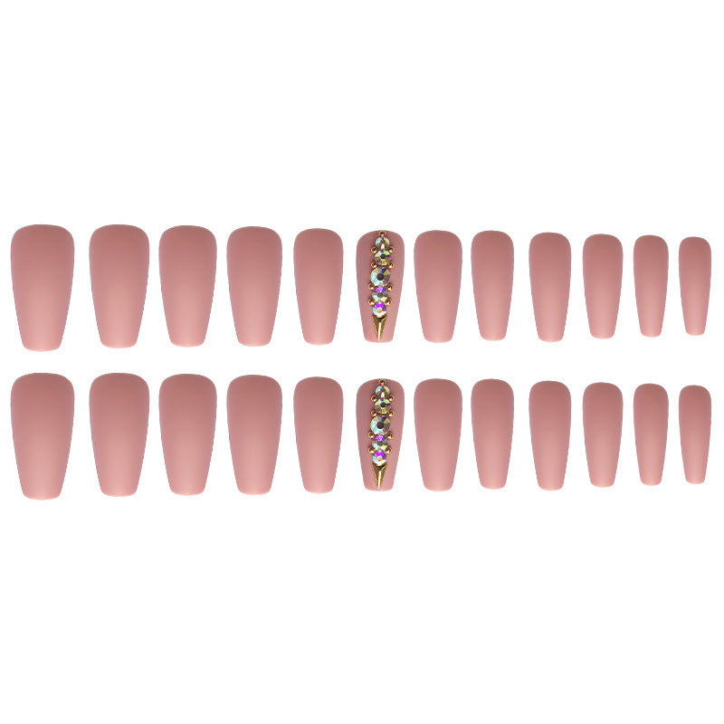 Matte Nail Tip Ballet Nail Frosted Nail Patch Long