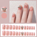 Fake Nail Patches Hand Wearing Art