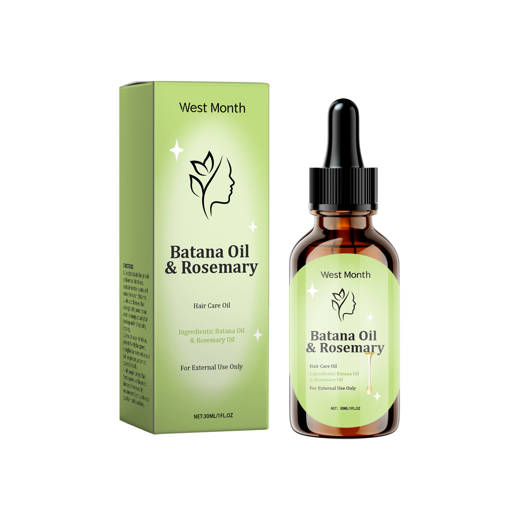 West Month Hair Growth Oil