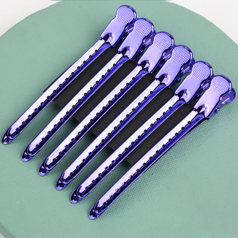Stainless Steel Hair Styling Hair Root Fluffy Hand Push Corrugated Clip
