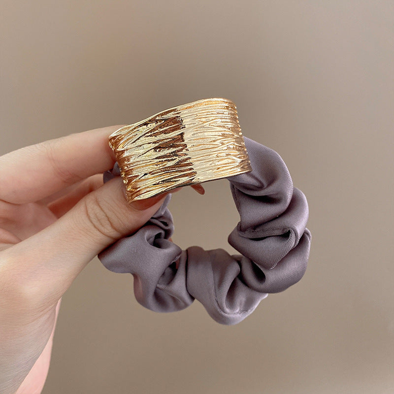 French Design Heavy Industry Copper Casting Bumpy Hair Buckle
