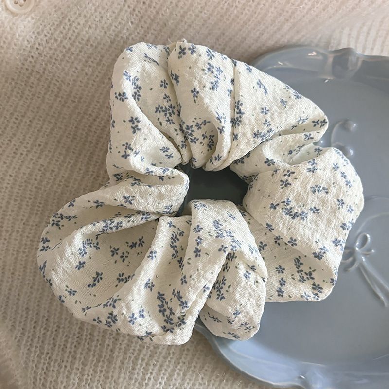 Bold Polka Dot Simple Floral Large Intestine Hair Ring