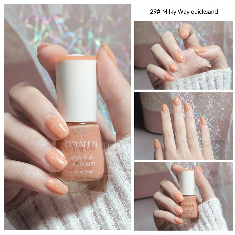 O'YAFUN Nail Polish New Water-based Long-lasting Quick-drying Transparent