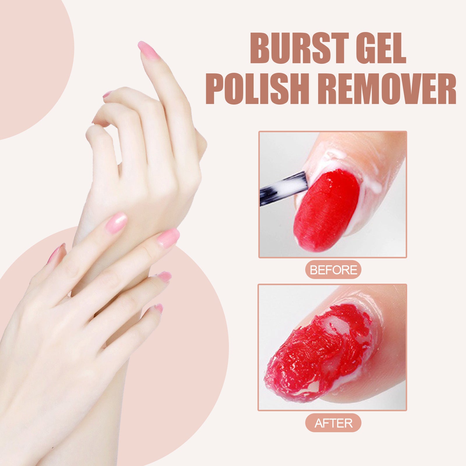 Eelhoe Gel Nail Polish Remover Easily And Quickly Dissolves Nails