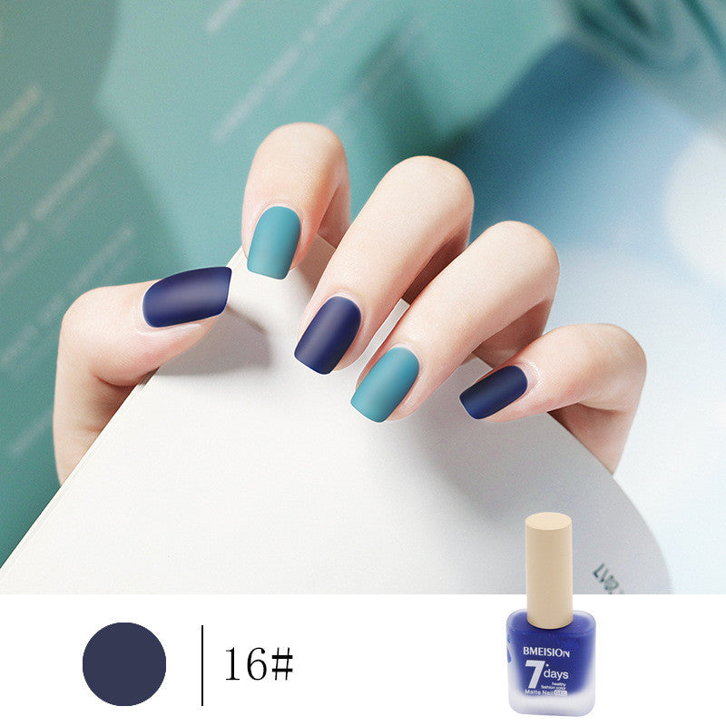 Bmision Frosted No-baking Quick-drying Nude Matte Nail Polish