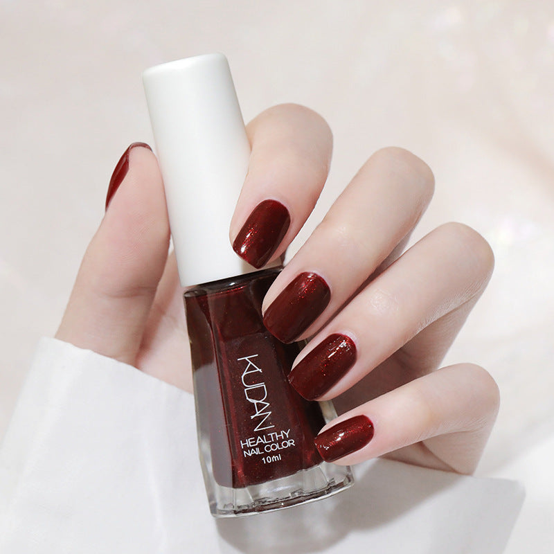 Kudan Water-based Odorless Peel-off No-bake Fast-drying Clear Nail Polish