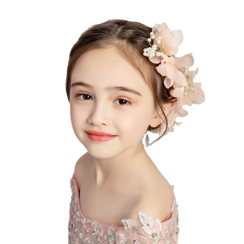 Cute Little Princess Jewelry Elegant Hairpin Flower Set