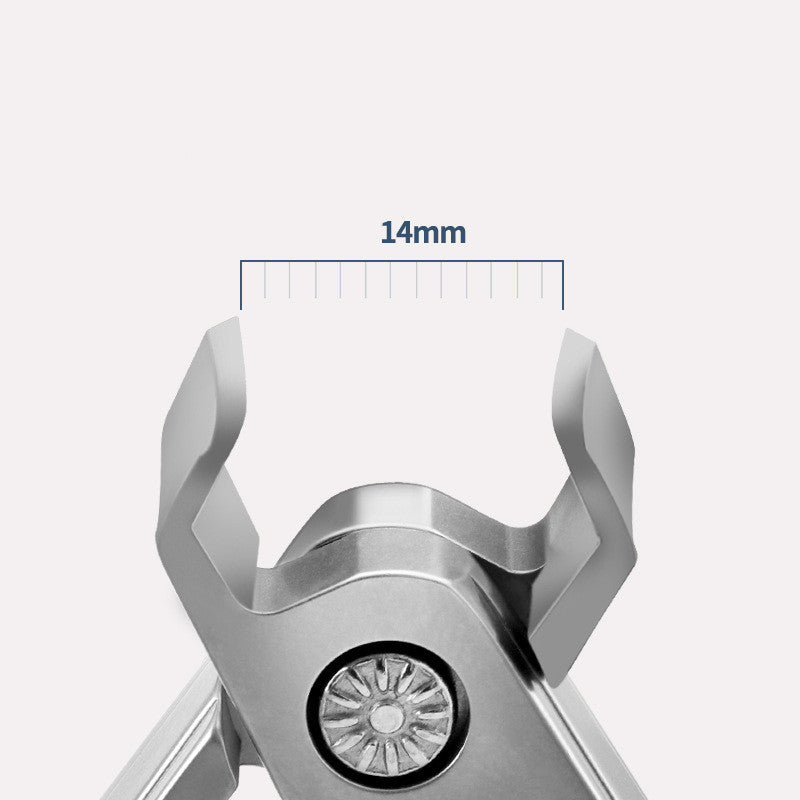 Large Opening Nail Clippers Stainless Steel Single