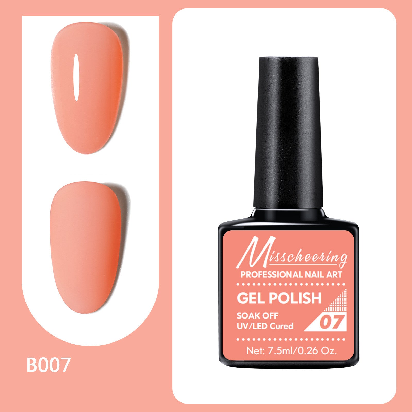 Misscheering New Long Lasting Light Therapy Nail Polish Set