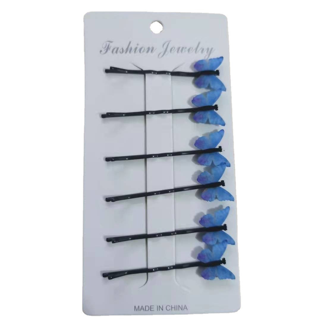 Korean Version Of The Blue Butterfly Hairpin Trumpet
