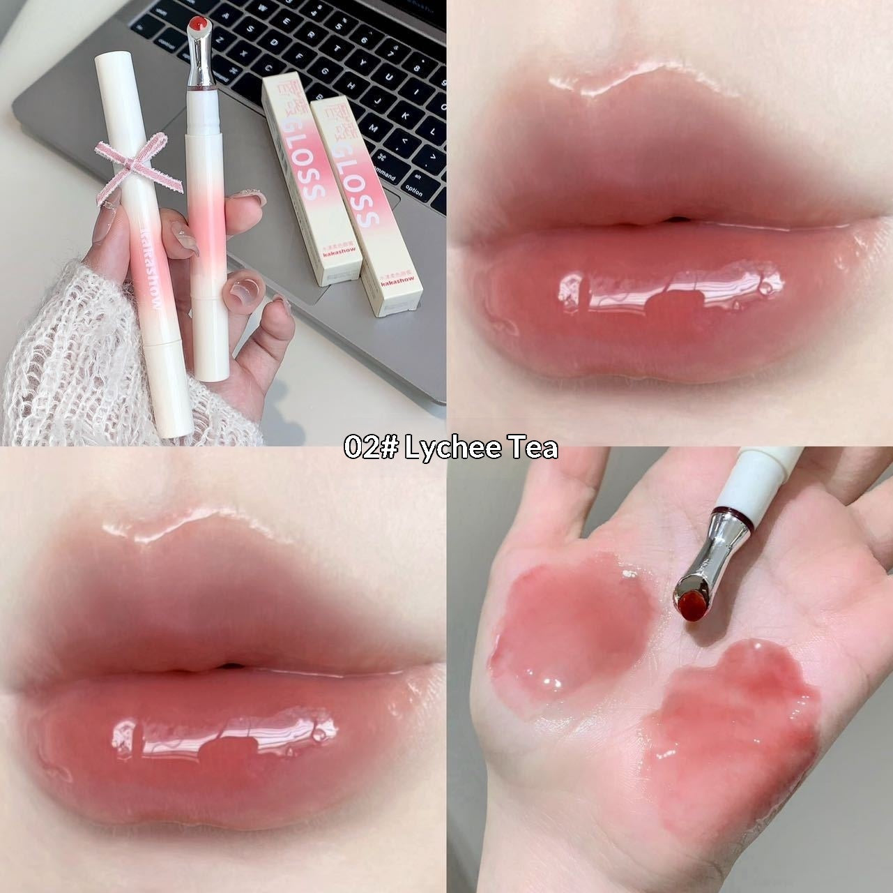 Sheer, Long-lasting Lip Glaze Lipstick Cosmetics