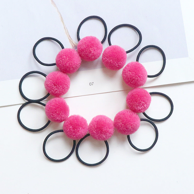 Children's Colored Hairball Headband