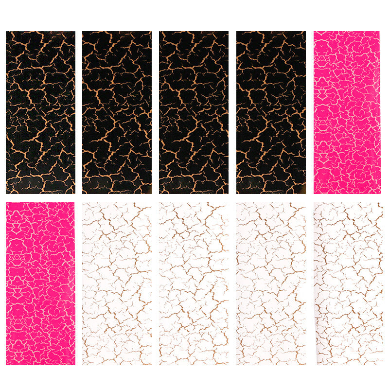 Leopard Nail Star Transfer Paper Sticker