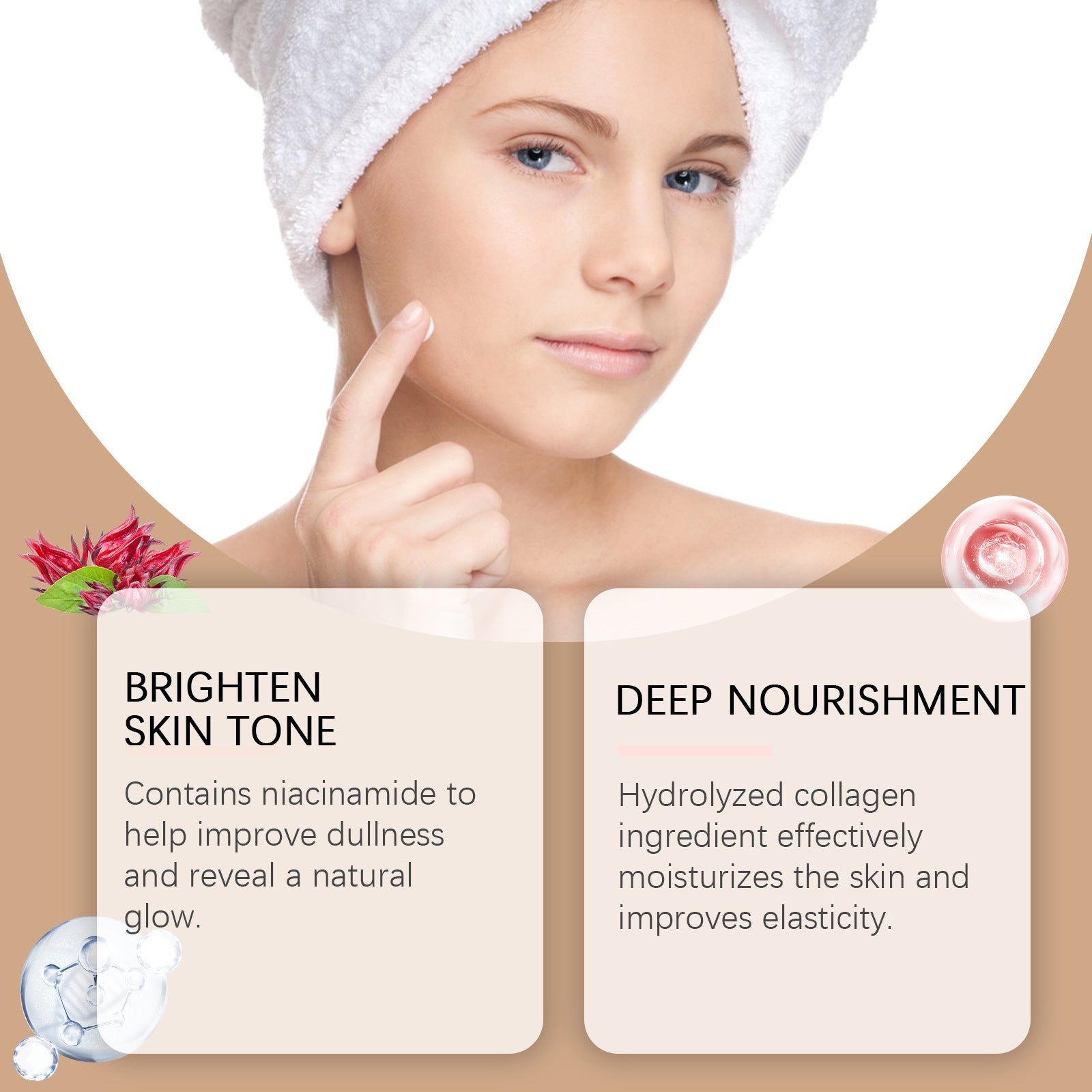 Women's Nicotinamide Natural Core Cream Nourishing Moisturizing