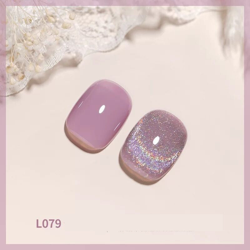 Bole Colorful Laser Cat Eye Nail Polish