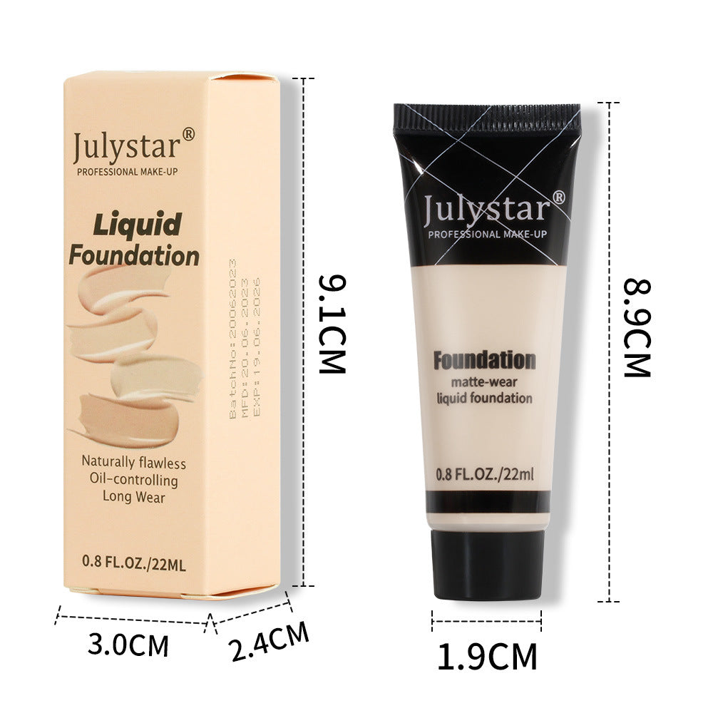 Beauty Facial Moisturizing Matte Liquid Foundation Oil Control And Waterproof
