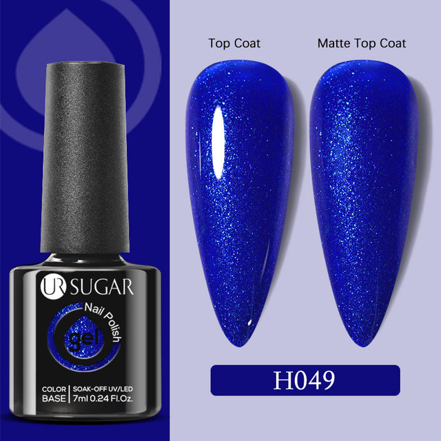 UR Sugar Matte Klein Blue Gel Nail Polish