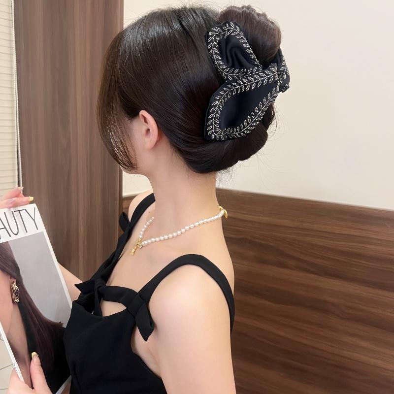 Blade Wheat Shark Clip Rhinestone Hair Accessories