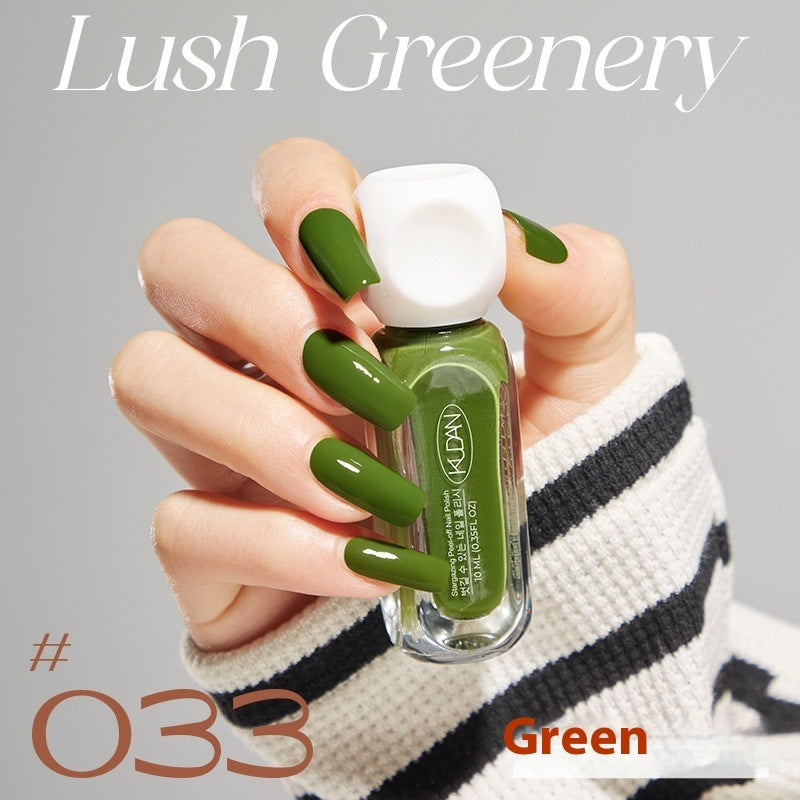 Kudan Water-based Nail Polish Peelable Quick-drying Baking-free Long-lasting Summer Macaron Popular Color