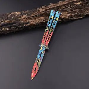 Practice Folding Knife Comb Uncut Toy