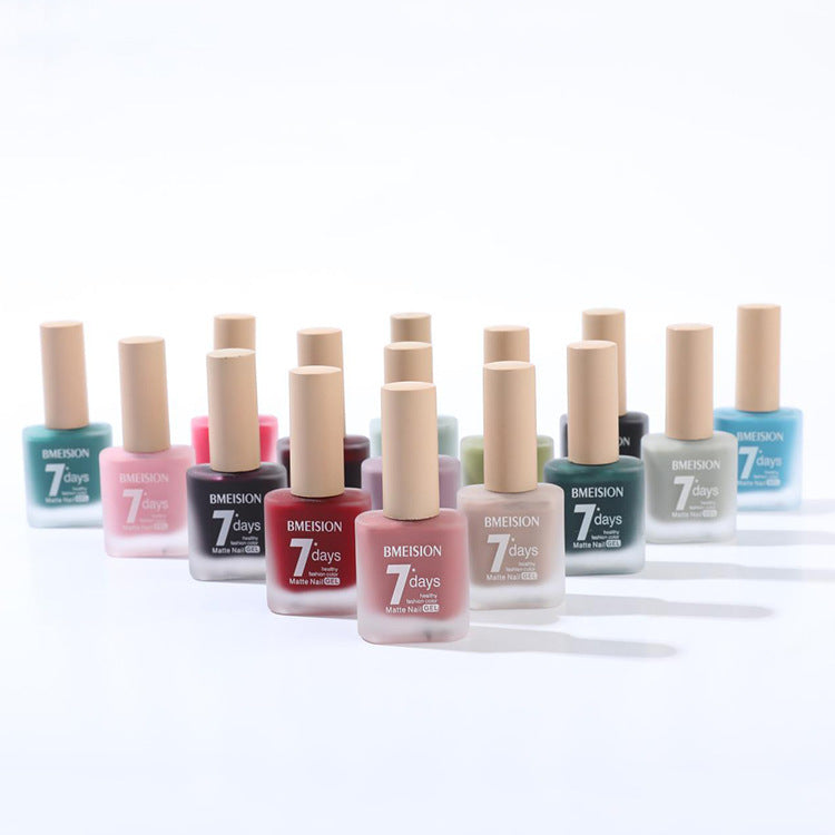 Bmision Frosted No-baking Quick-drying Nude Matte Nail Polish