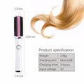 USB Wireless Charging Hair Straightening Comb Portable