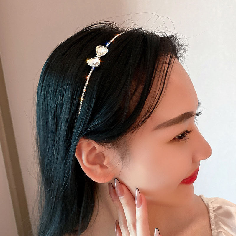 Fashion Simple Personality Trend Headdress With Diamonds