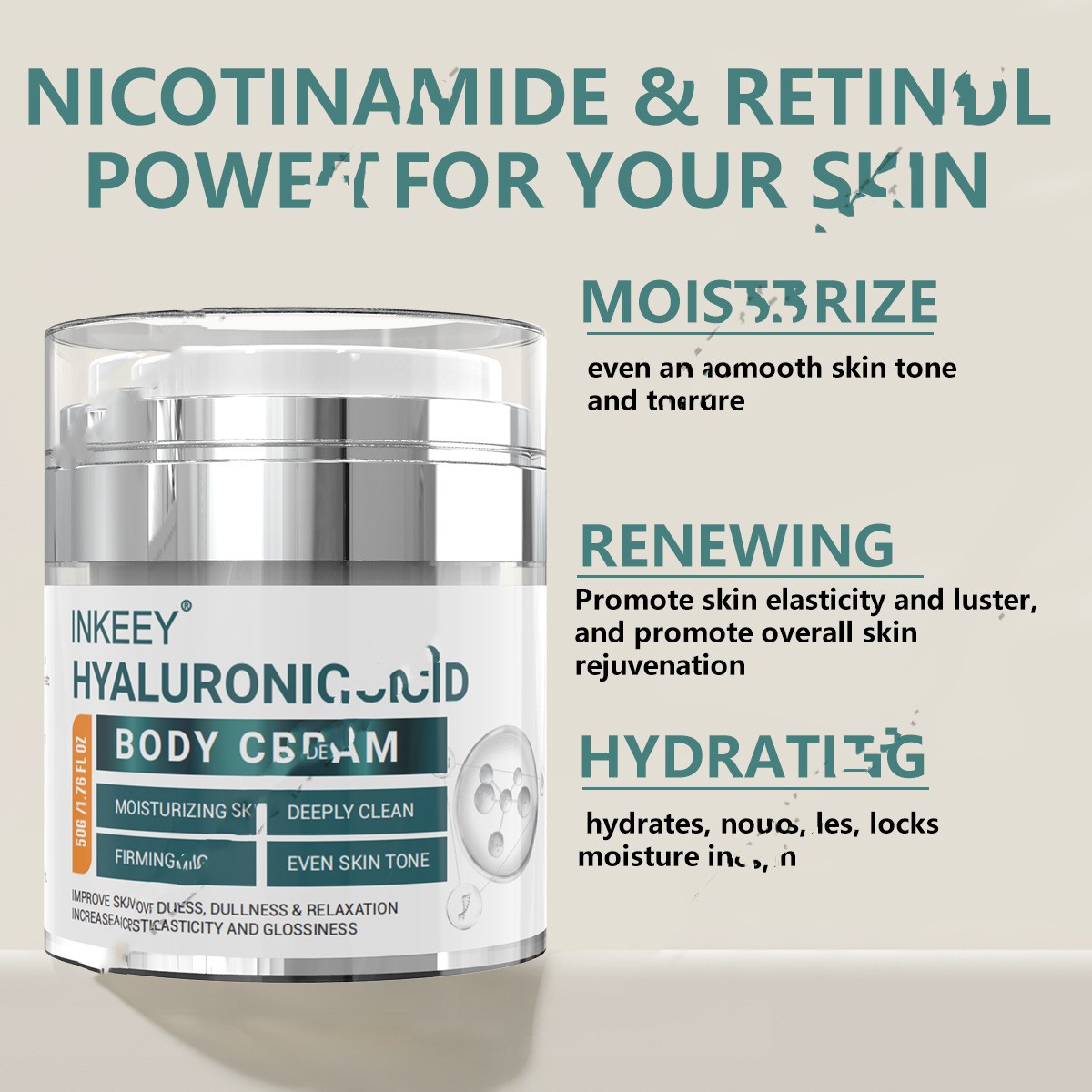 Hyaluronic Acid Body Cream Moisturizing And Anti-chapping