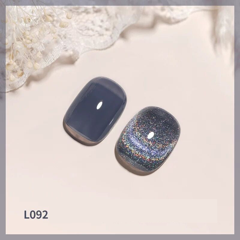 Bole Colorful Laser Cat Eye Nail Polish