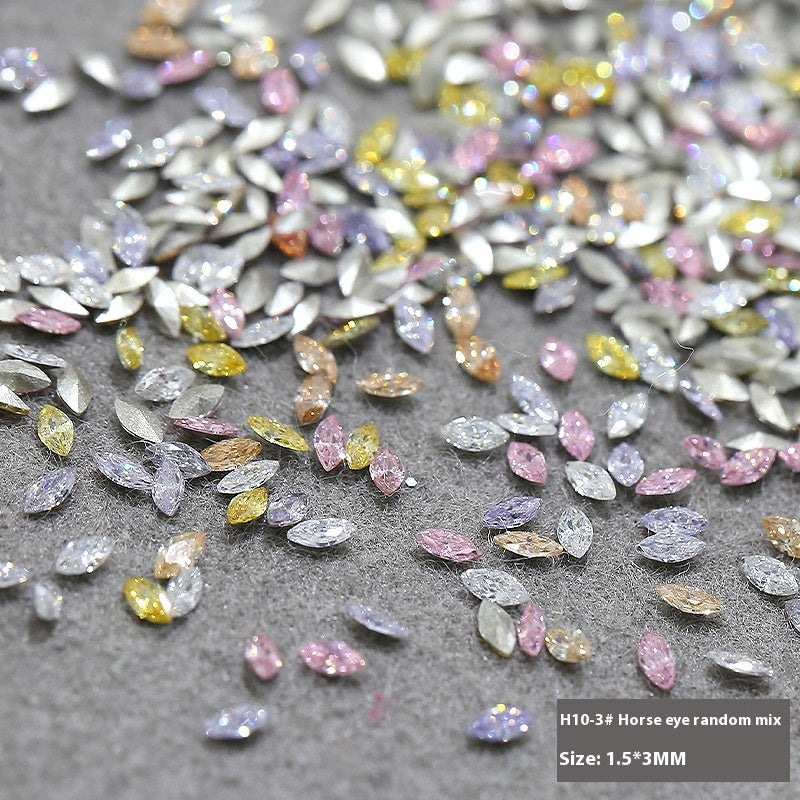 Mini Pointed Zircon Nail Ornament