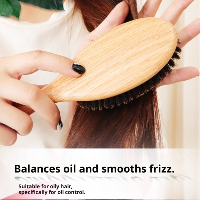 Whole Pig Hair Nanzhu Air Cushion Comb Anti-static