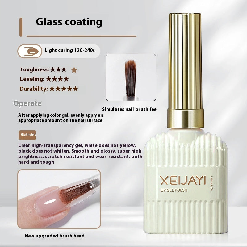 XEIJAYI Glass Sealing Layer Reinforced Bottom Nail Tip Adhesive Wear Nail Polish Gel