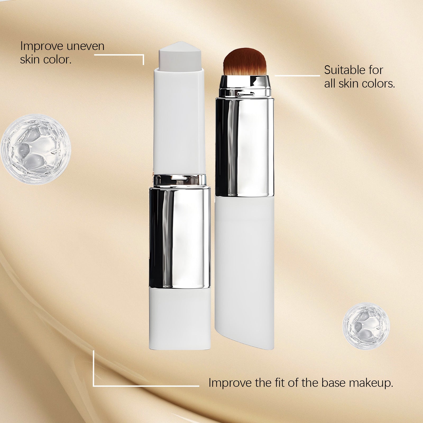 Clear And Non-stuck Powder Daily External Foundation