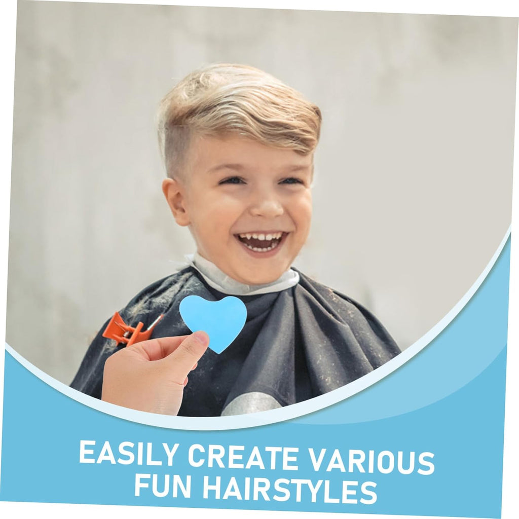 Haircut Design Stencil Set  6-in-1 Safe Hair Trimmer Molds