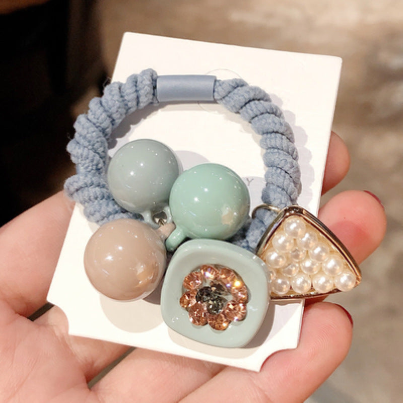 Elastic rubber headband