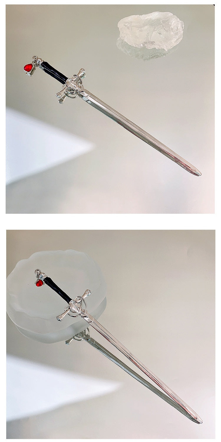 Simple Hair Stick Retro Girl Plate Accessories