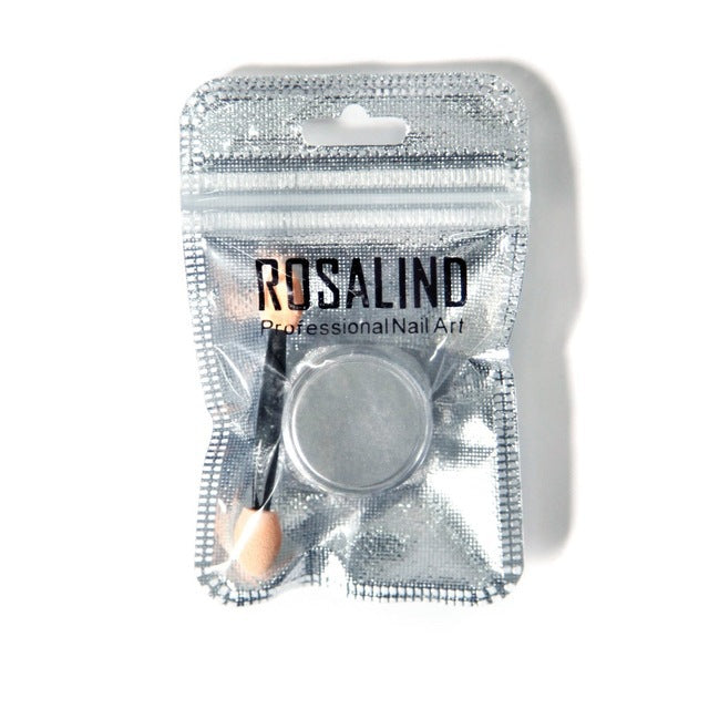 Rosalind Gold and silver electroplated metal nail powder