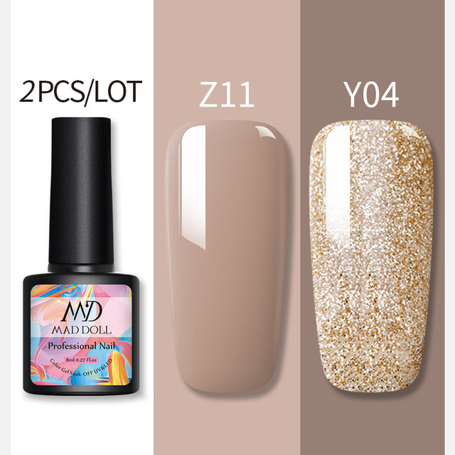 MAD DOL pure color nail polish