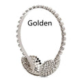 Diamond Headband Super Flashing Luxury Metal Headband New Headphone Shape Hair Accessories