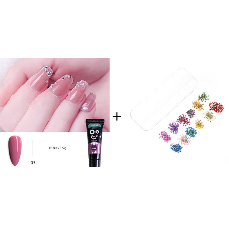 Mobray Nail extension glue 15ml non-paper support crystal fast nail extension gel UV phototherapy glue